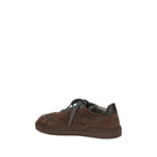 Brunello Cucinelli Brown Rubber Low Top Sneakers