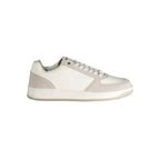Gas White Polyester Men Sneaker