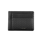 Calvin Klein Sleek Black Leather Coin Purse with Card Holder