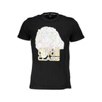 Cavalli Class Black Cotton Men T-Shirt
