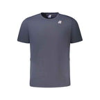 K-WAY Blue Polyester Men T-Shirt