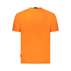 Napapijri Orange Cotton Men T-Shirt