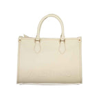 Mario Valentino Beige Polyurethane Women Handbag
