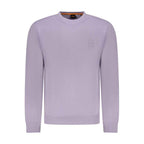 Hugo Boss Purple Cotton Men Sweater