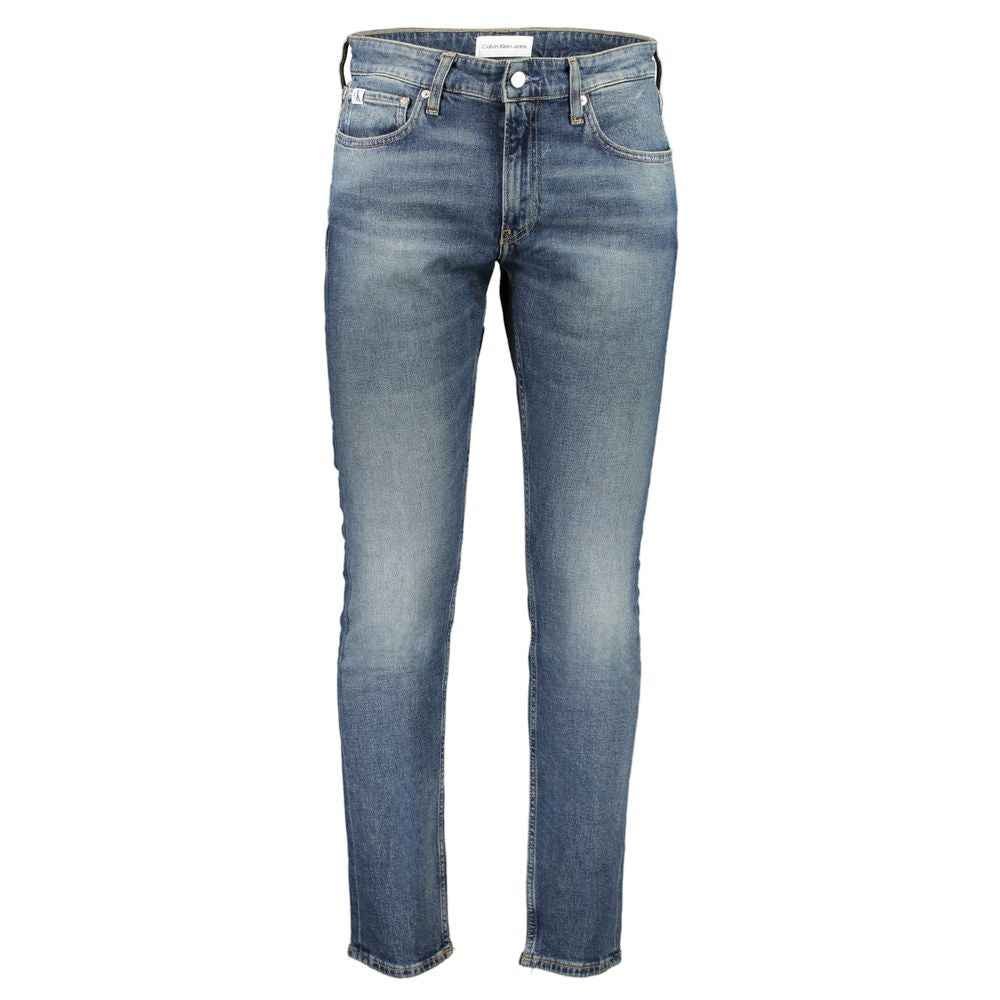 Calvin Klein Blue Cotton Men Jeans