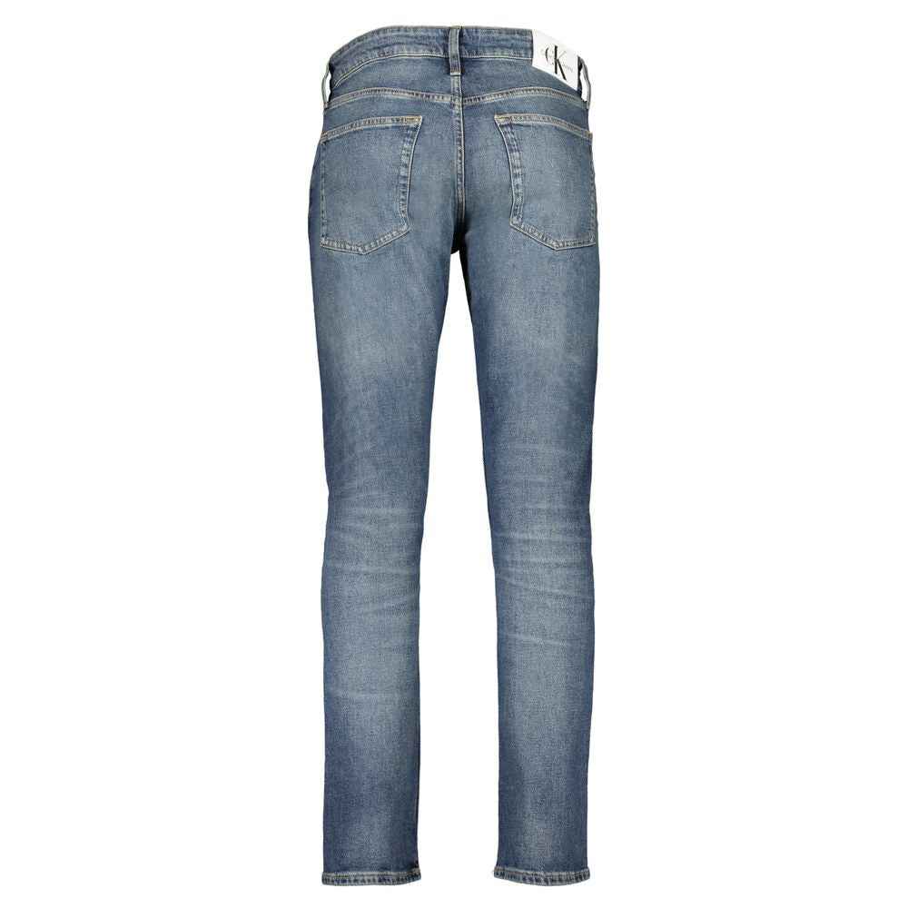 Calvin Klein Blue Cotton Men Jeans