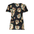 Cavalli Class Black Cotton Women T-Shirt