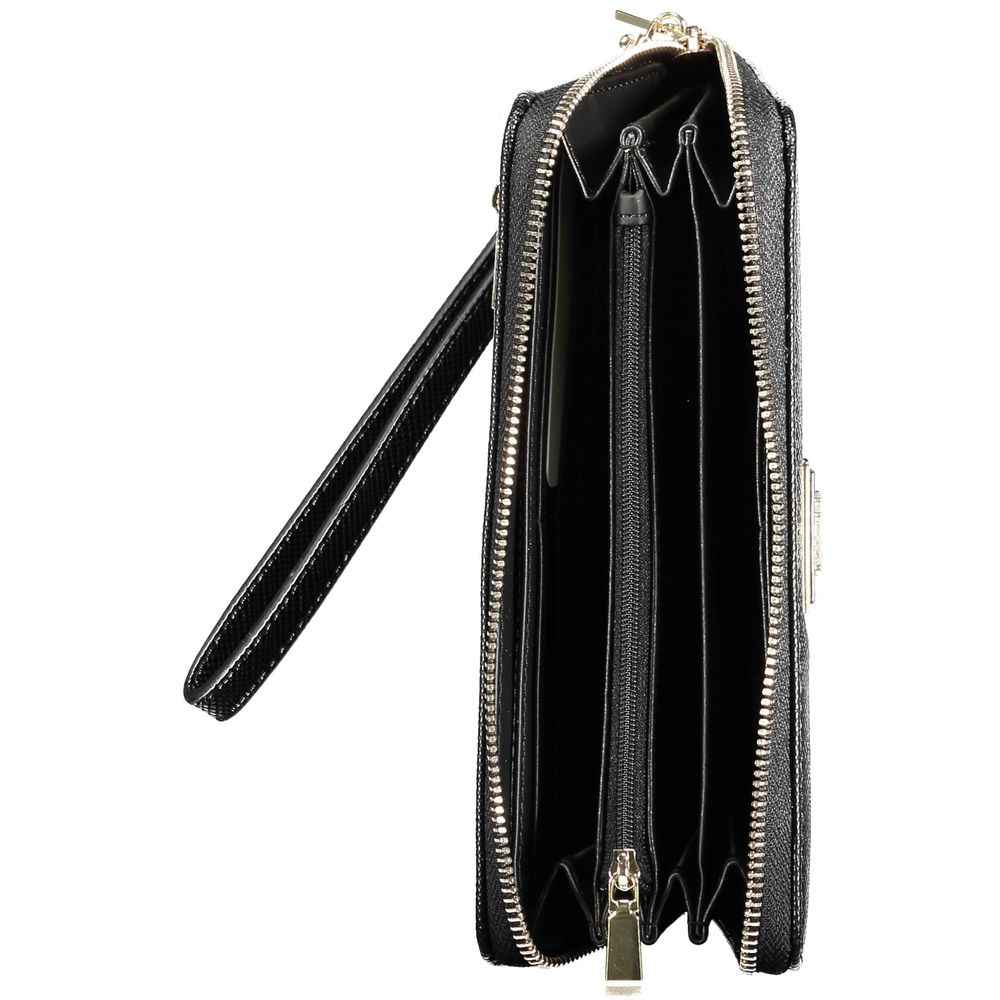 Guess Jeans Black Polyethylene Women Wallet