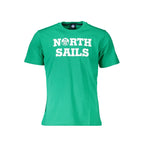 North Sails Green Cotton Men T-Shirt