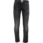 Calvin Klein Black Cotton Men Jeans