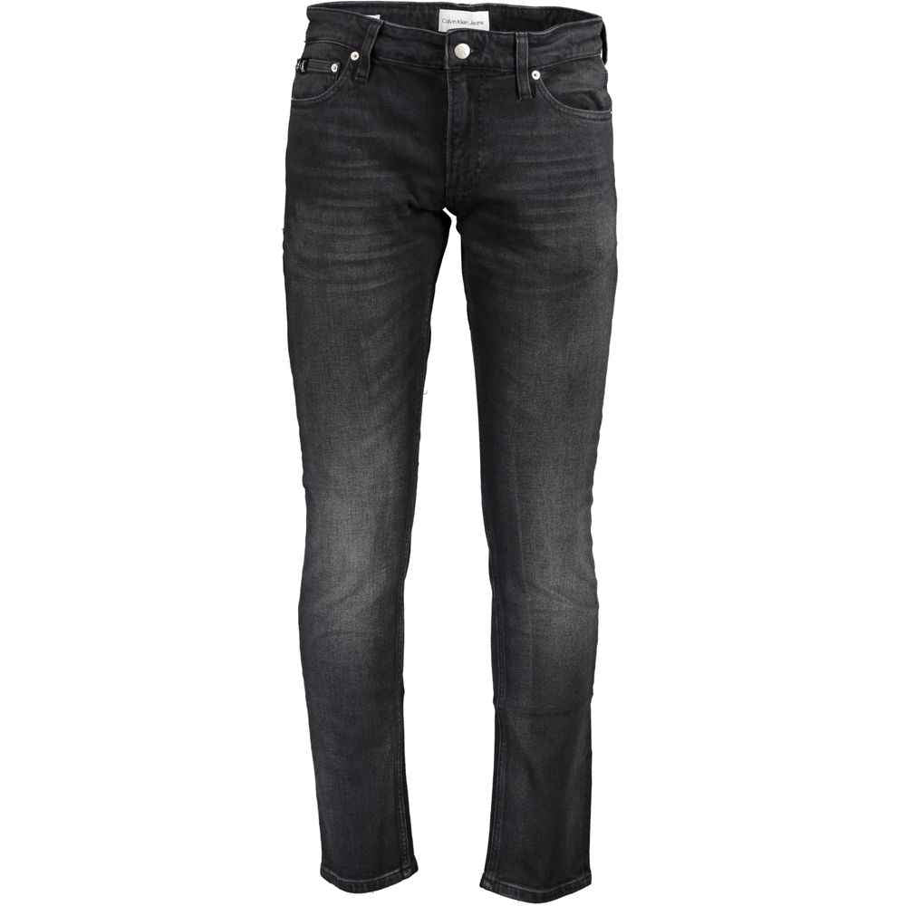 Calvin Klein Black Cotton Men Jeans