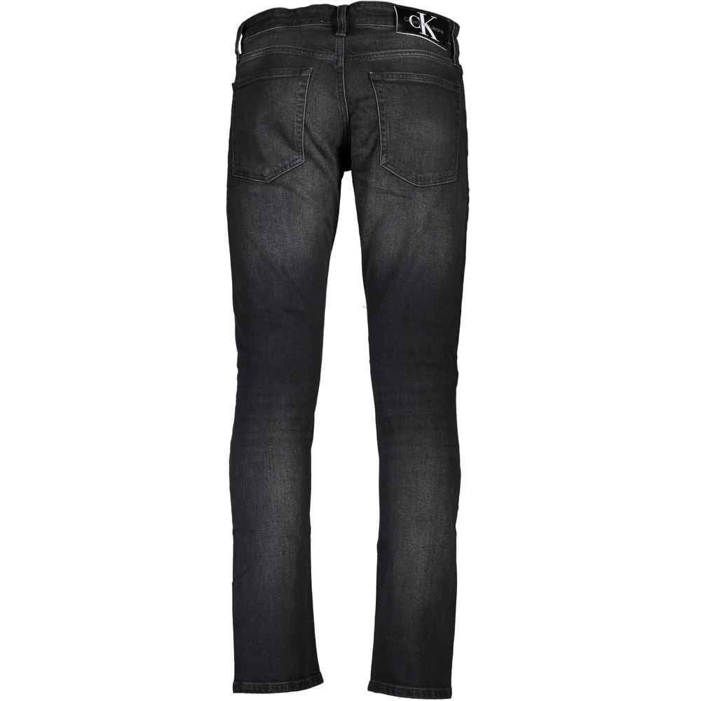 Calvin Klein Black Cotton Men Jeans
