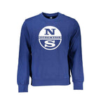 North Sails Blue Cotton Men Sweater