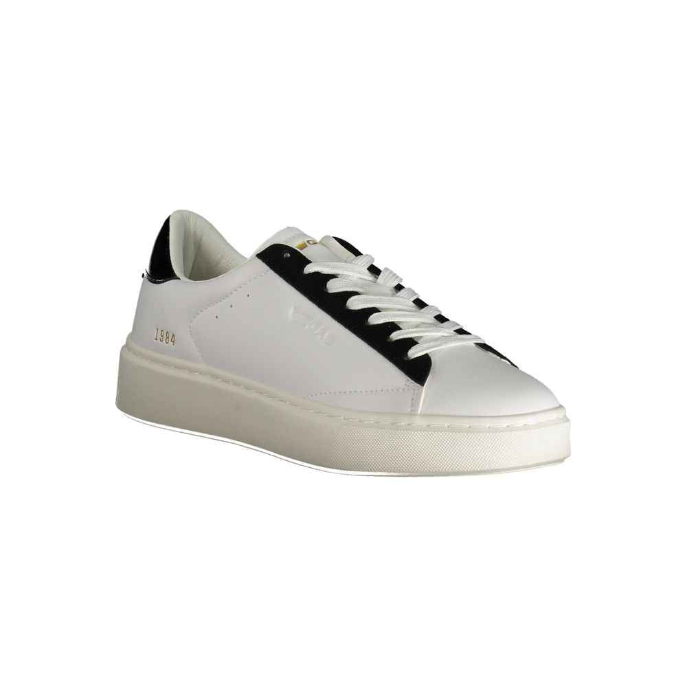 Gas White Polyester Women Sneaker