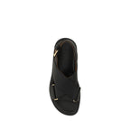 Marni Black Calf Leather Bos Taurus Sandals
