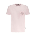Napapijri Pink Cotton Men T-Shirt