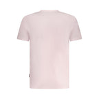 Napapijri Pink Cotton Men T-Shirt