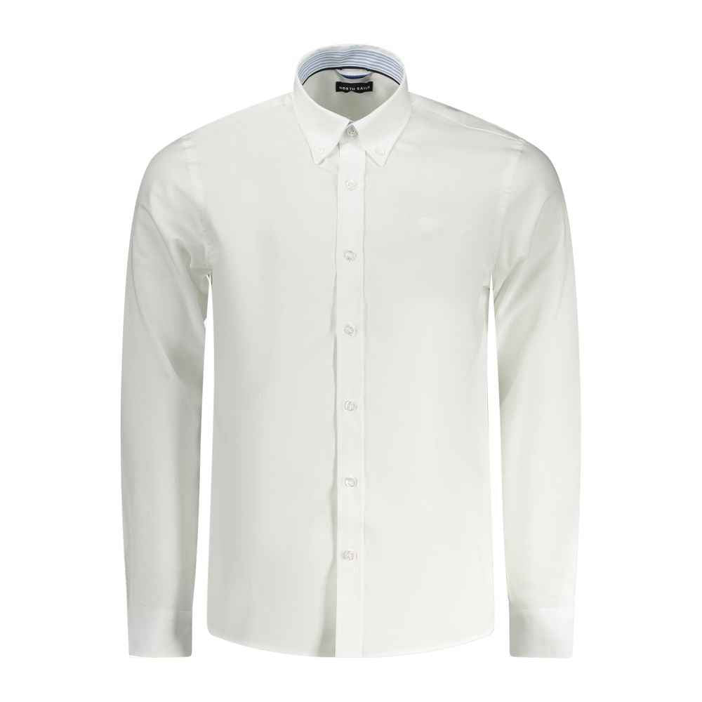 North Sails White Cotton Men Shirt