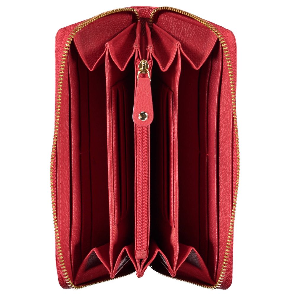 Mario Valentino Red Polyethylene Wallet