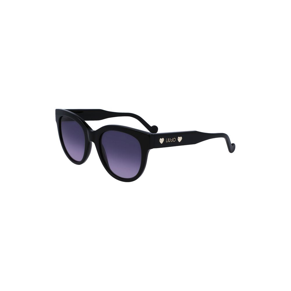 Liu Jo Black Acetate Women Sunglasses