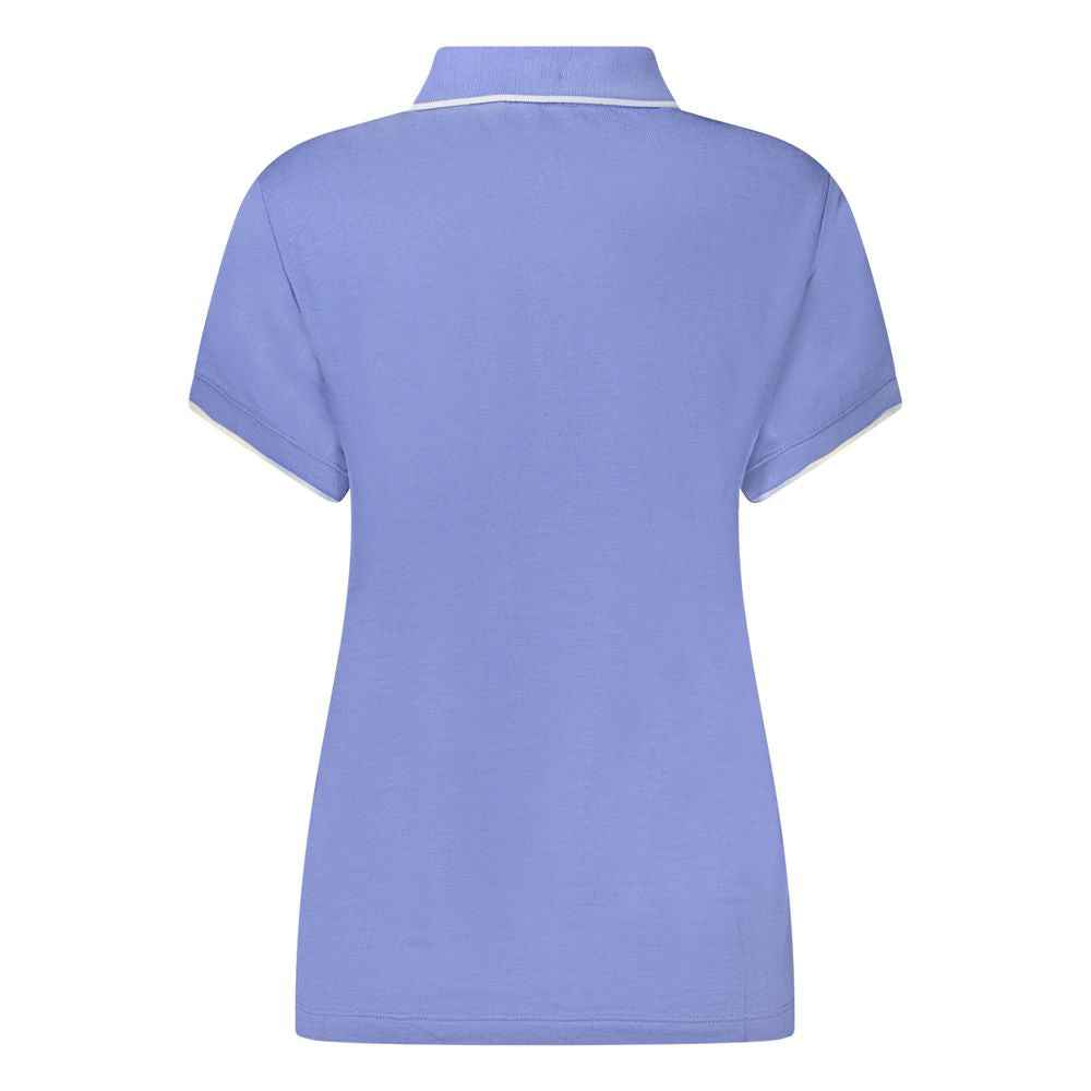 North Sails Blue Cotton Women Polo Shirt