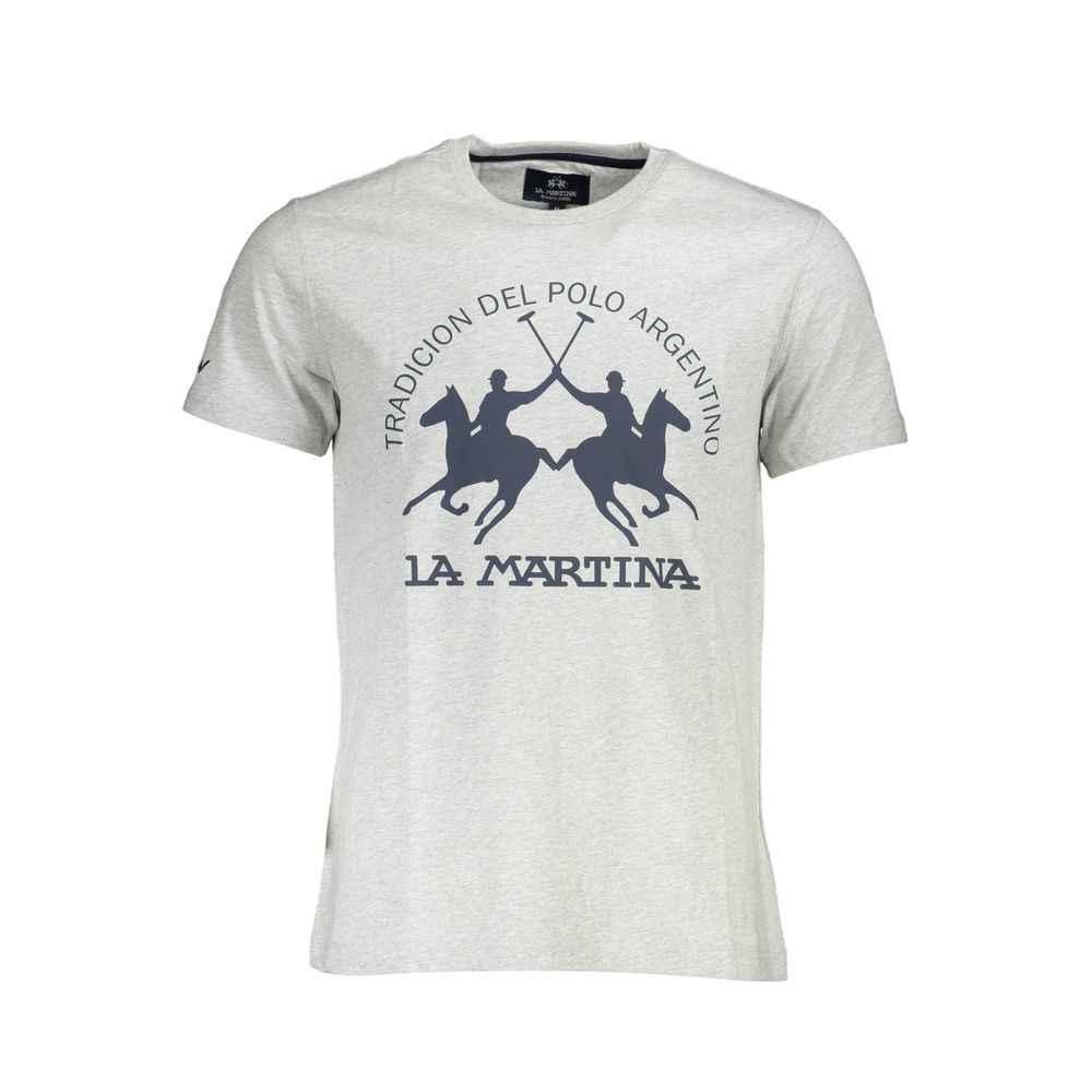 La Martina Brown Cotton Men T-Shirt