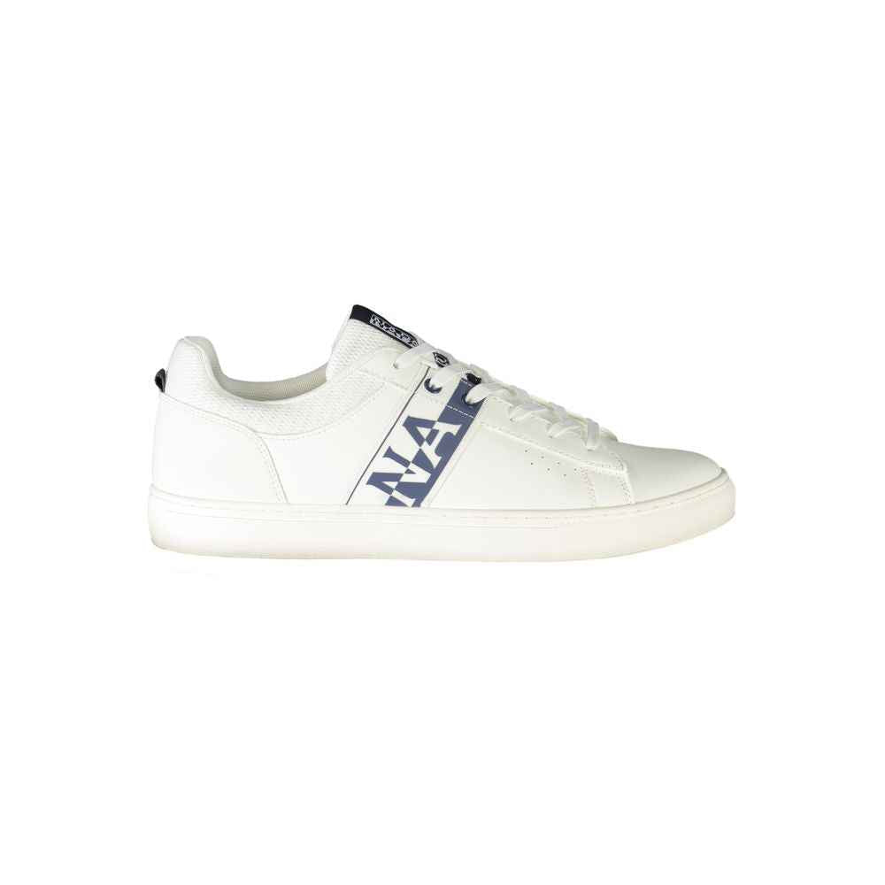 Napapijri White Leather Men Sneaker