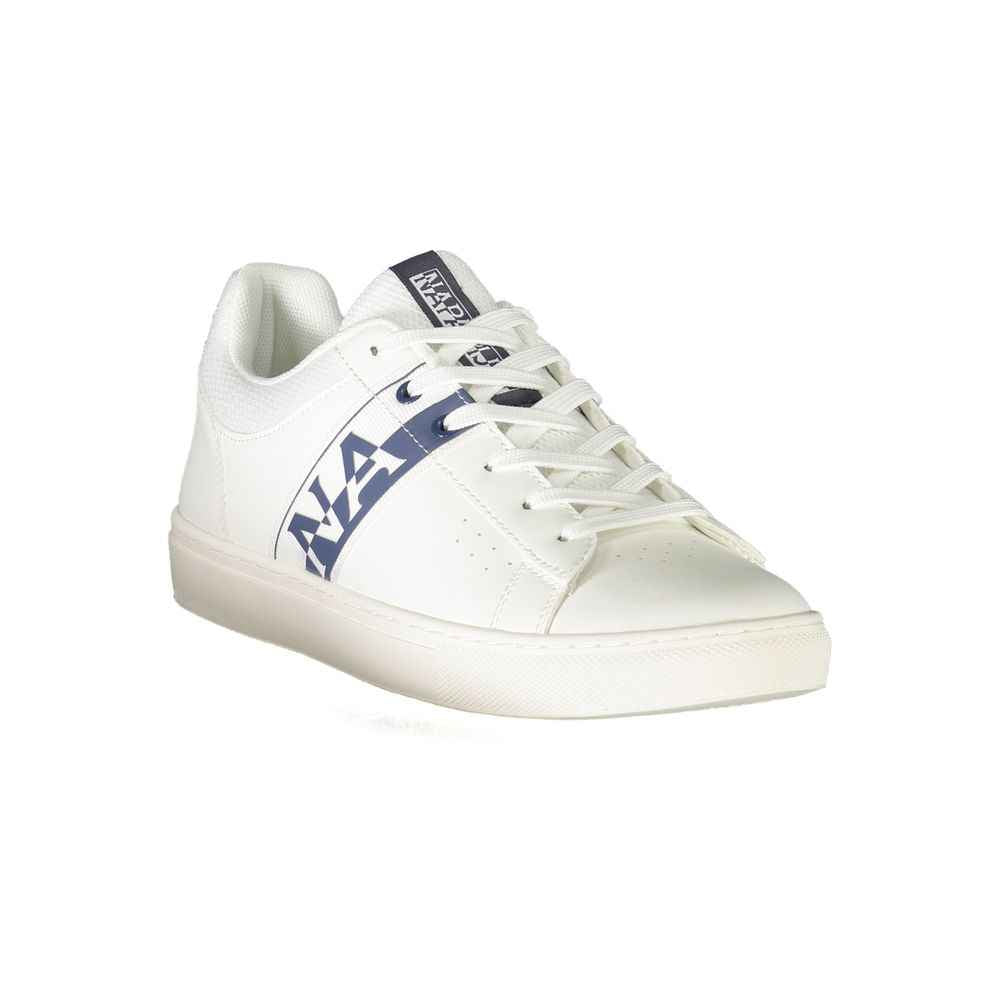 Napapijri White Leather Men Sneaker
