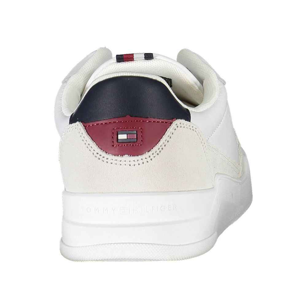 Tommy Hilfiger White Polyester Men Sneaker