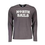 North Sails Brown Cotton Men T-Shirt