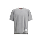 Thom Browne Gray Cotton T-Shirt