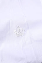 Dolce & Gabbana White Cotton GOLD Long Sleeves Formal Shirt