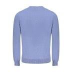 North Sails Blue Cotton Men Sweater