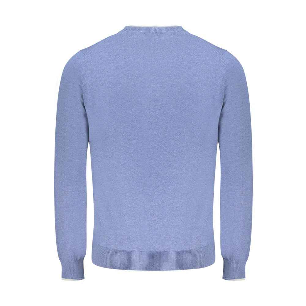 North Sails Blue Cotton Men Sweater