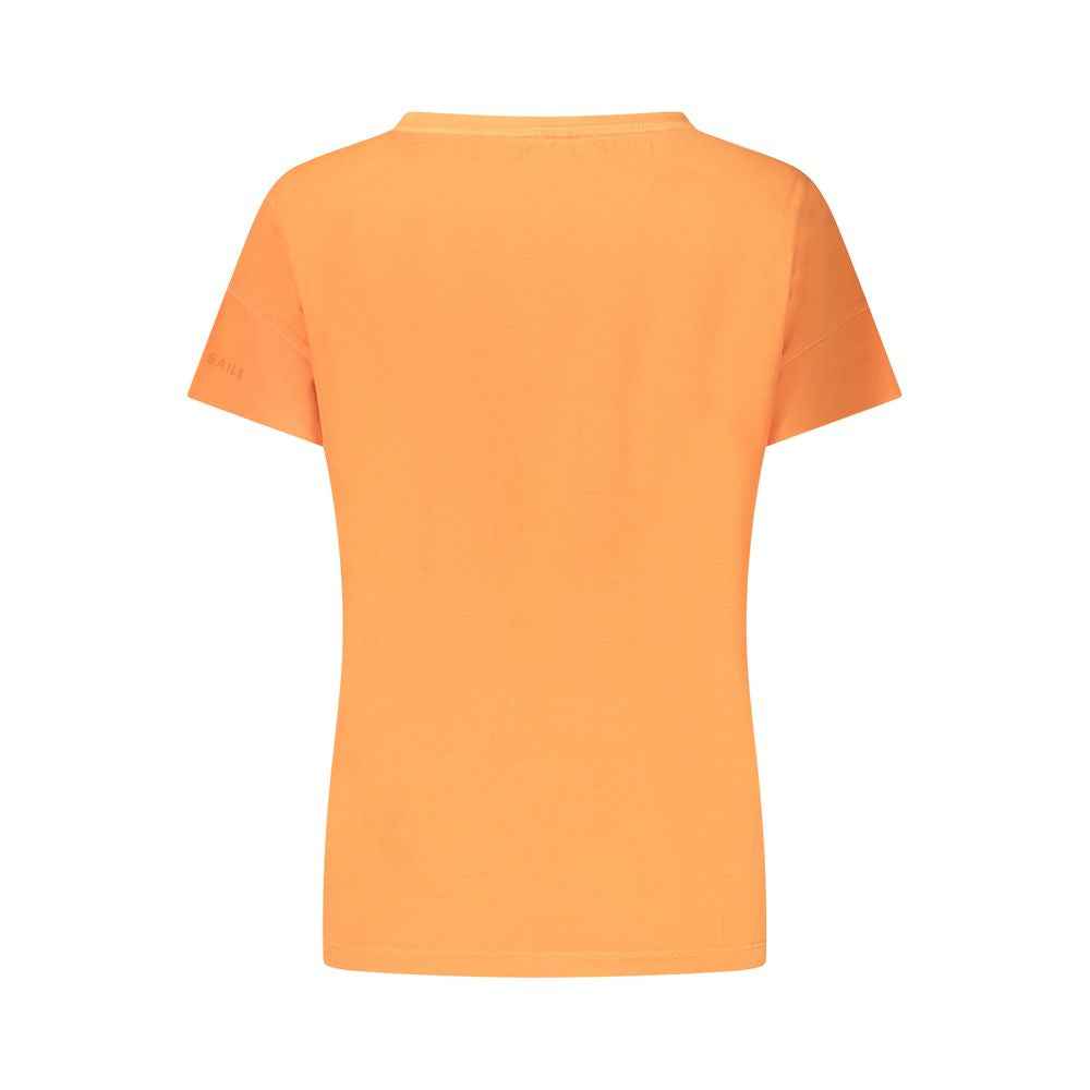North Sails Orange Cotton Women T-Shirt