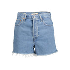 Levi's Blue Cotton Women Shorts
