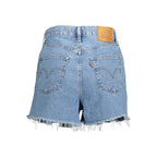 Levi's Blue Cotton Women Shorts