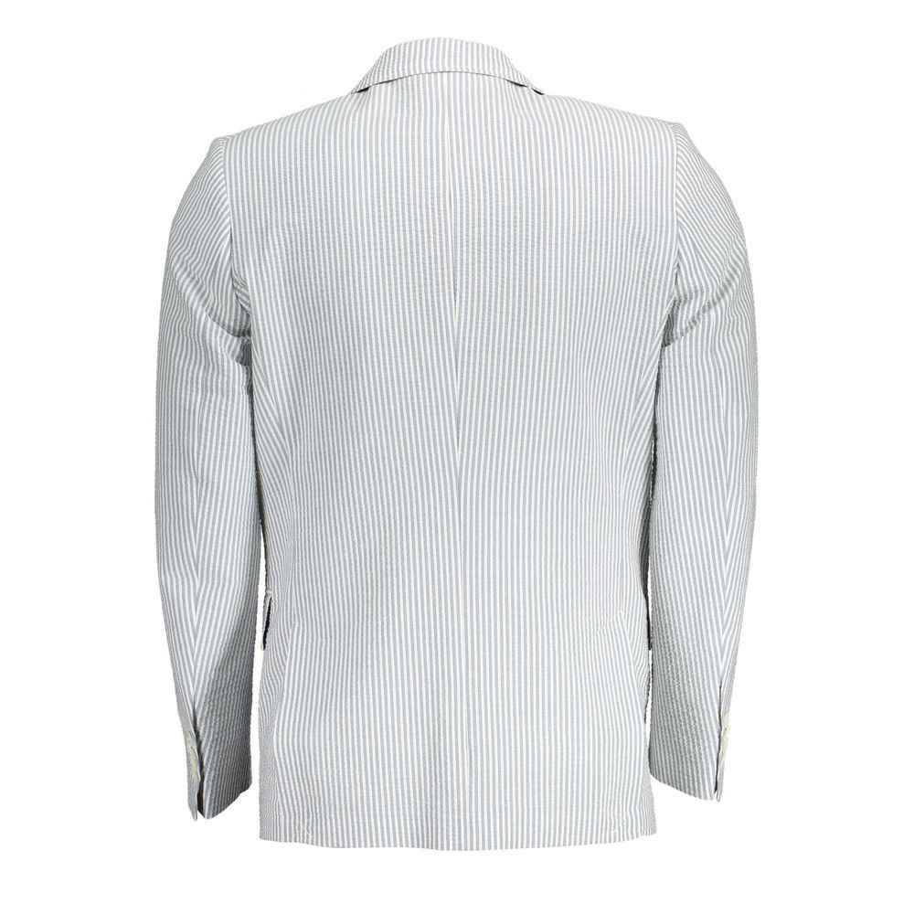 Gant White Cotton Men Jacket