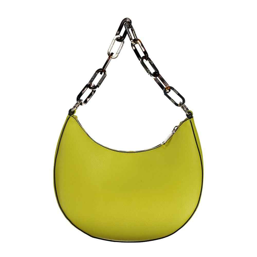 Mario Valentino Yellow Polyethylene Women Handbag