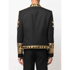 Balmain Black Acetate Men's Blazer