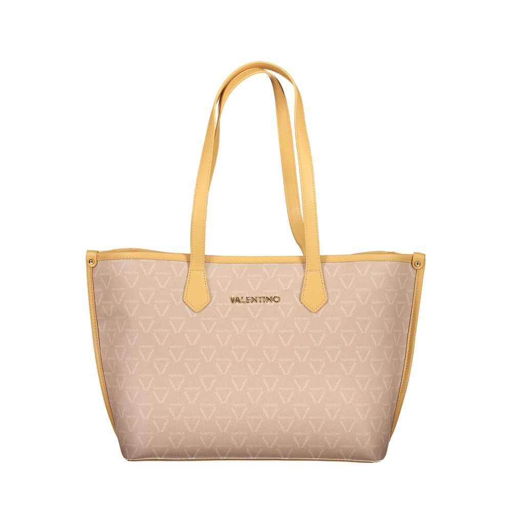Mario Valentino Beige Polyethylene Women Handbag