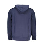 Tommy Hilfiger Blue Cotton Men Sweater with Hood