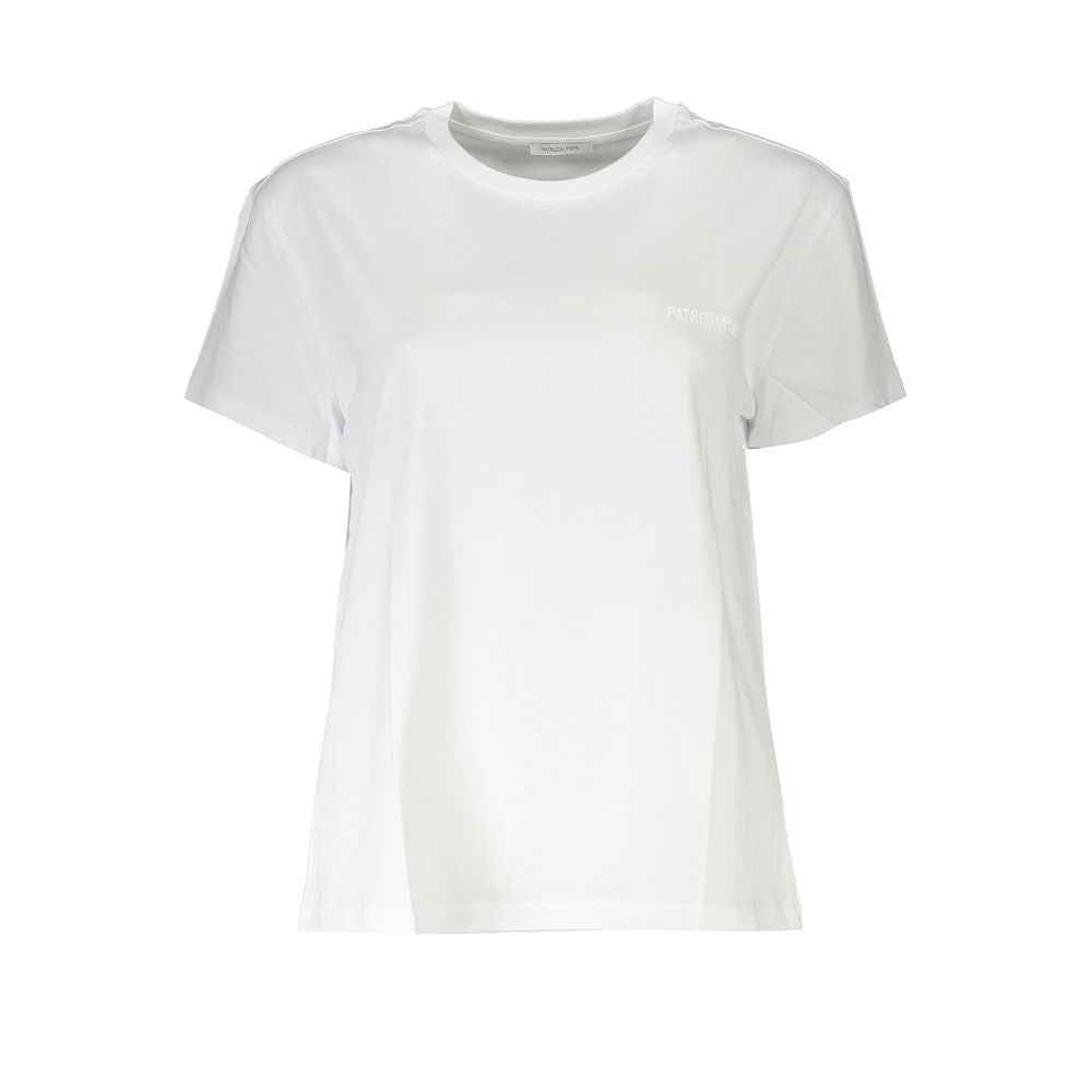 Patrizia Pepe White Cotton Women T-Shirt