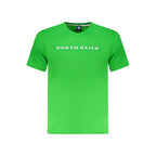 North Sails Green Cotton Men T-Shirt