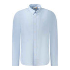Timberland Light Blue Cotton Men Shirt