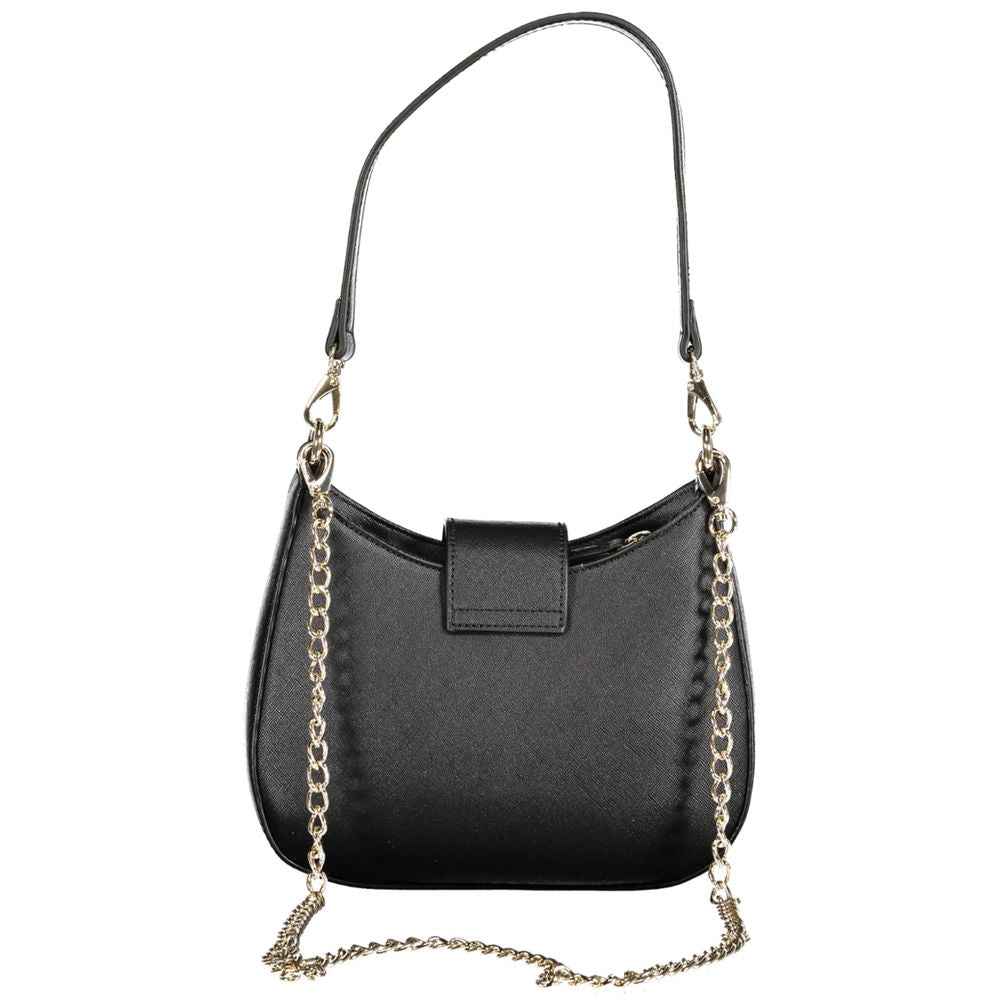 Mario Valentino Black Polyethylene Women Handbag