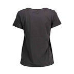 Levi's Black Cotton Women T-Shirt