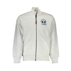 La Martina White Cotton Men Sweatshirt