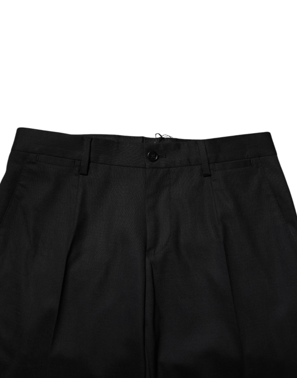 Dolce & Gabbana Black Wool Formal Dress Pants