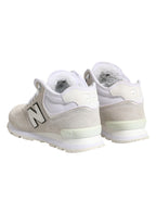 New Balance Off White Suede Sneakers Shoes